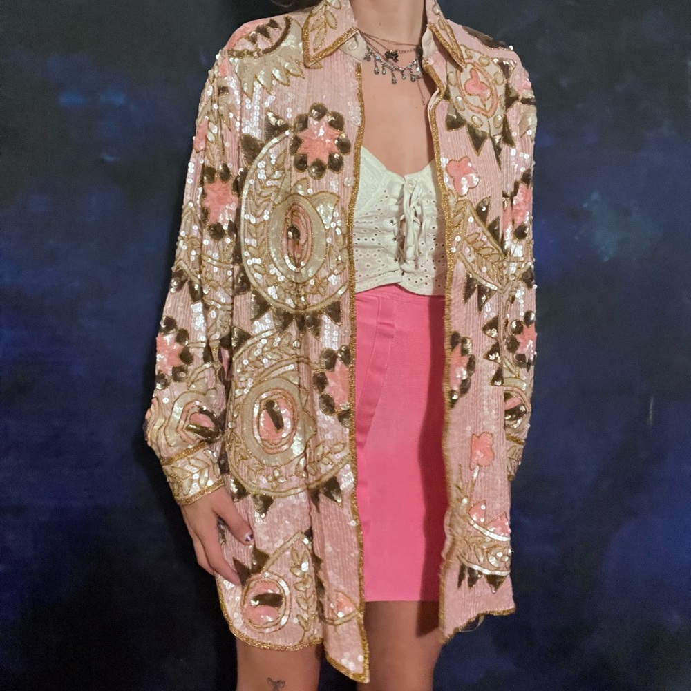 INCREDIBLE Rina Z sequin jacket